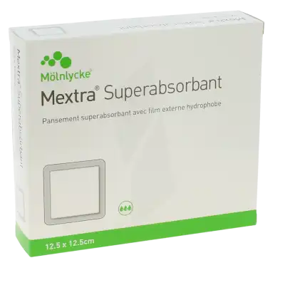 Mextra Superabsorbant Pansement Super Absorbant 12,5x12,5cm B/10 à BARCARÈS (LE)