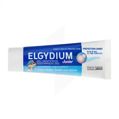 Elgydium Dentifrice Junior Protection Caries Bubble Tube 50ml à Lomme