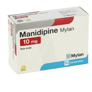 Manidipine Viatris 10 Mg, Comprimé