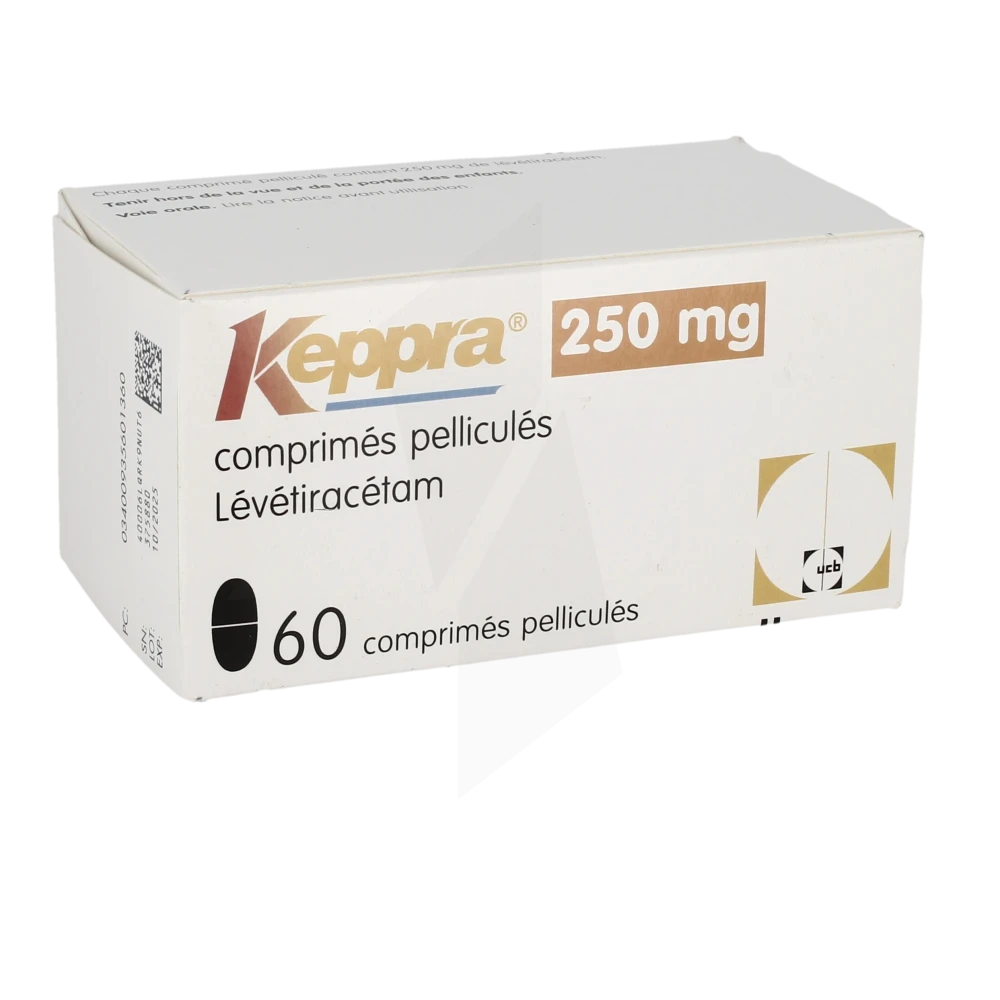 Keppra 250 Mg, Comprimé Pelliculé