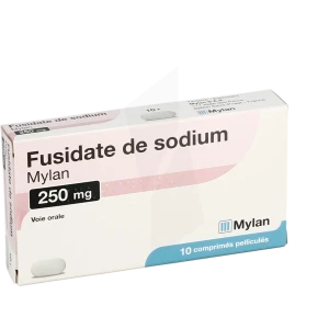 Fusidate De Sodium Viatris 250 Mg, Comprimé Pelliculé