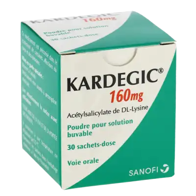 Kardegic 160 Mg, Poudre Pour Solution Buvable En Sachet à Paris