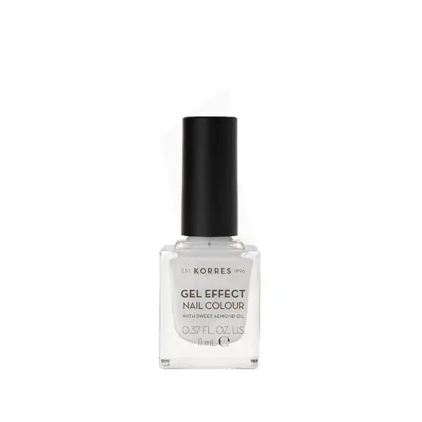 Korres Huile D'amande Douce Vernis à Ongles N°01 Blanc White 11ml