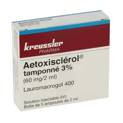 Aetoxisclerol 3% (60 Mg/2 Ml), Solution Injectable à CHAMPAGNOLE