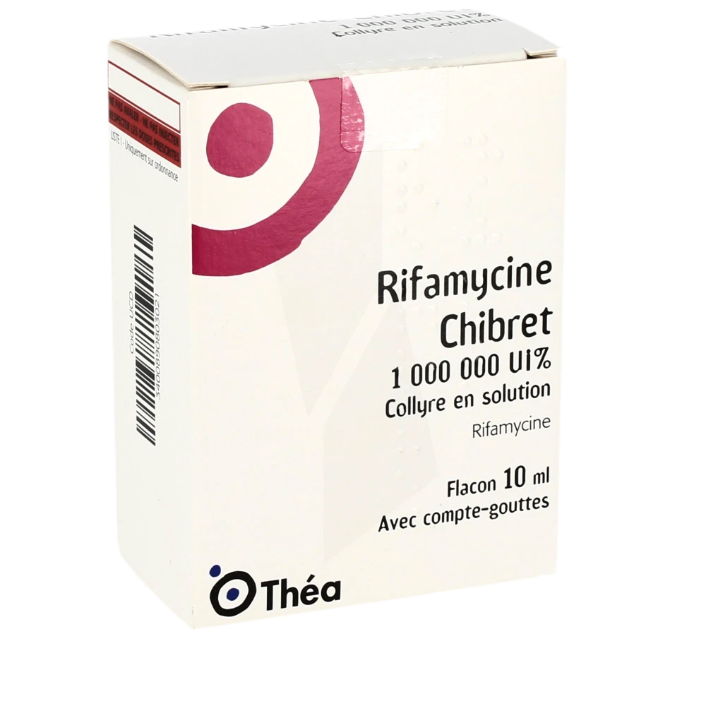 Rifamycine Chibret 1000 000 Ui Pour Cent, Collyre En Solution
