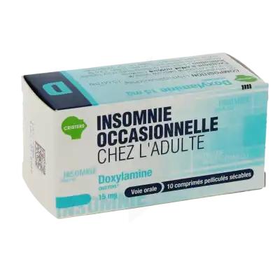 Doxylamine Cristers 15 Mg, Comprimé Pelliculé Sécable à LA ROCHE SUR YON