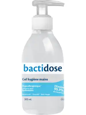 Bactidose Gel hydroalcoolique sans parfum 300ml