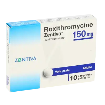 Roxithromycine Zentiva 150 Mg, Comprimé Pelliculé à Bordeaux