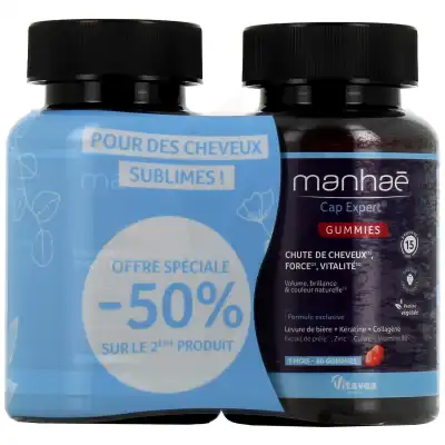 Manhae Cap Expert Gummies Gomme 2pots/60 à Égletons