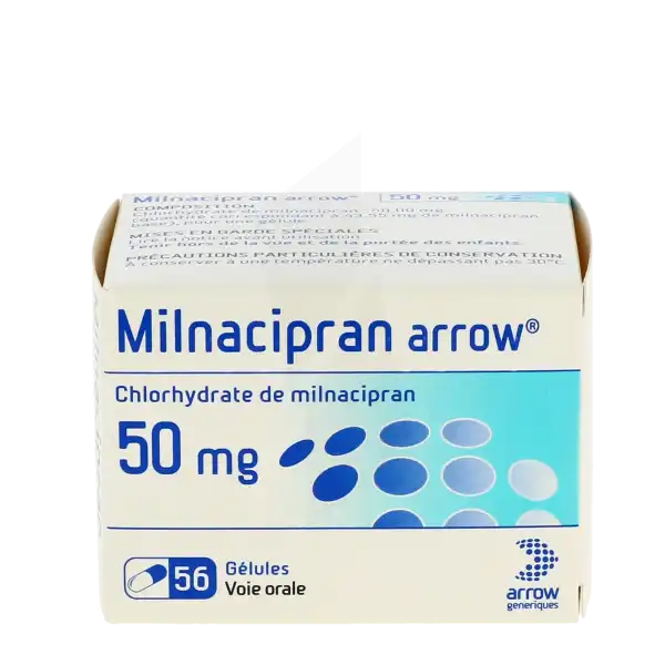 Milnacipran Arrow 50 Mg, Gélule