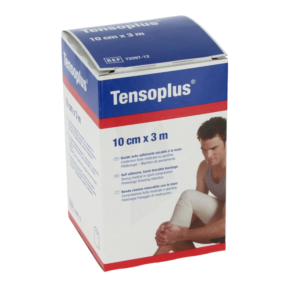 Tensoplus Bande Cohésive Blanc 10cmx3m