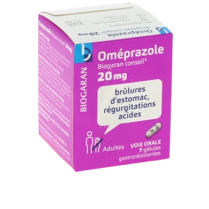 Omeprazole Biogaran Conseil 20 Mg, Gélule Gastro-résistante