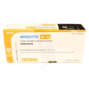 Amgevita 80 Mg, Solution Injectable En Seringue Préremplie (0,8 Ml)