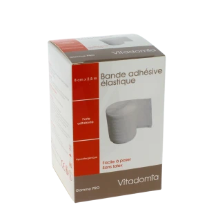 Vitadomia Bande Adhésive élastique 8cmx2,5m