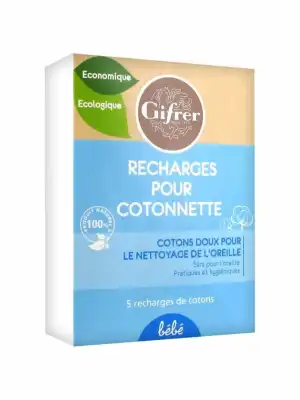 Gifrer Cotonnette Coton Doux Nettoyage Oreille Bébé Recharge/150 à VANNES