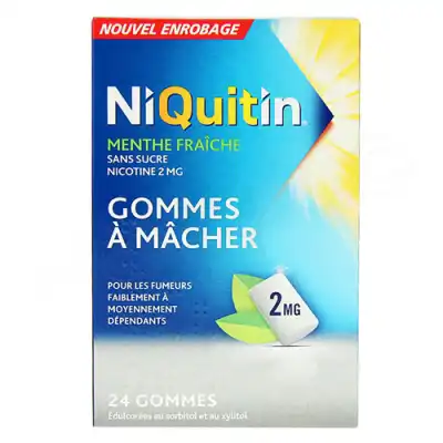 NIQUITIN MENTHE FRAICHE 2 mg