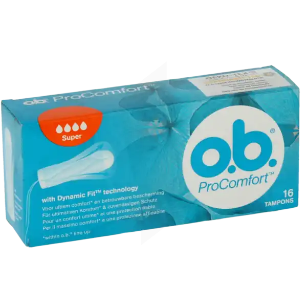 O.b. Procomfort Super 16 Tampons