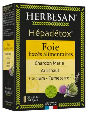 Herbesan Hepadétox Gélules B/30 à SENNECEY-LÈS-DIJON