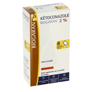Ketoconazole Biogaran 2 %, Gel En Sachet-dose