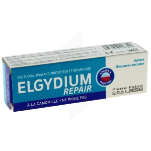 Elgydium Repair Gel Buccal Apaisant Protecteur Et Réparateur T/15ml