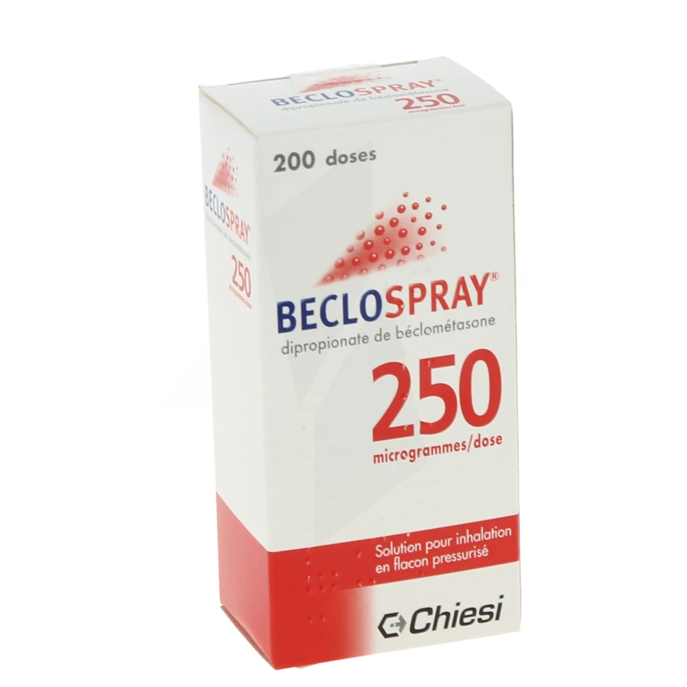 Beclospray 250 Microgrammes/dose, Solution Pour Inhalation En Flacon Pressurisé