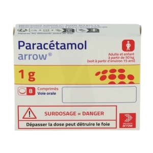 Paracetamol Arrow 1 G, Comprimé