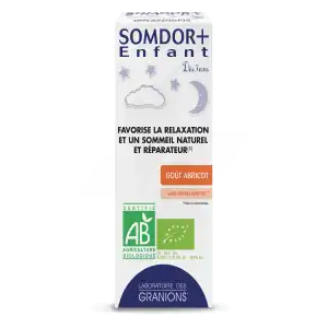 Acheter Granions Somdor+ Enfant Sommeil Sirop abricot Fl/125ml à ODOS