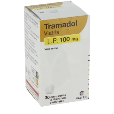 Tramadol Viatris Lp 100 Mg, Comprimé à Libération Prolongée à Chelles