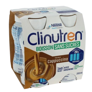 Clinutren Boisson Ss Suc Nutrim Cappu 4/200ml
