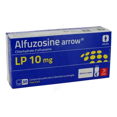 Alfuzosine Arrow Lp 10 Mg Cpr Pell Lp Plq/30 à Casteljaloux