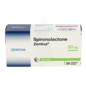 Spironolactone Zentiva 50 Mg, Comprimé Sécable