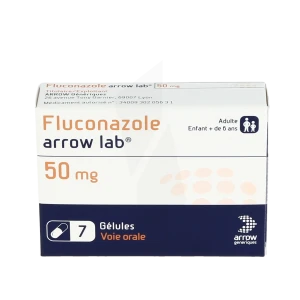 Fluconazole Arrow Lab 50 Mg, Gélule