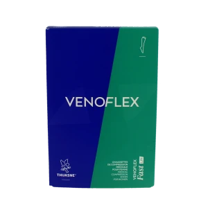 Venoflex Fast 2 Chaussette Lin Femme Ligne Noir Taille 3l