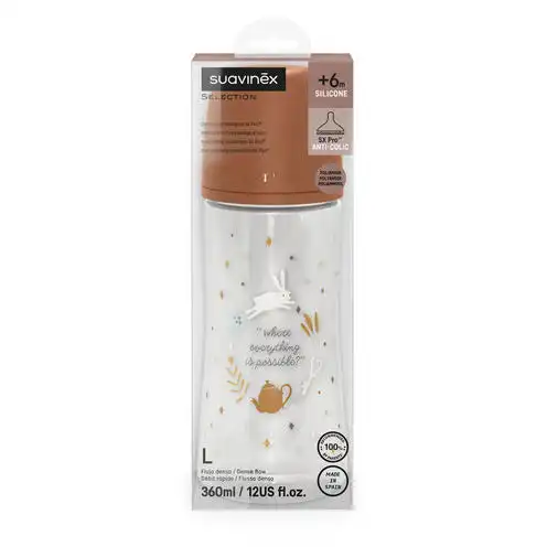 Suavinex Biberon 360ml Tetine Sxprl Camel