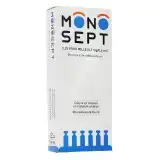 MONOSEPT 0,25 POUR MILLE (0,1 mg/0,4 ml), collyre en solution en récipient unidose
