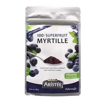 Aristée 100% Superfruits Myrtille Poudre 60g à ROMORANTIN-LANTHENAY