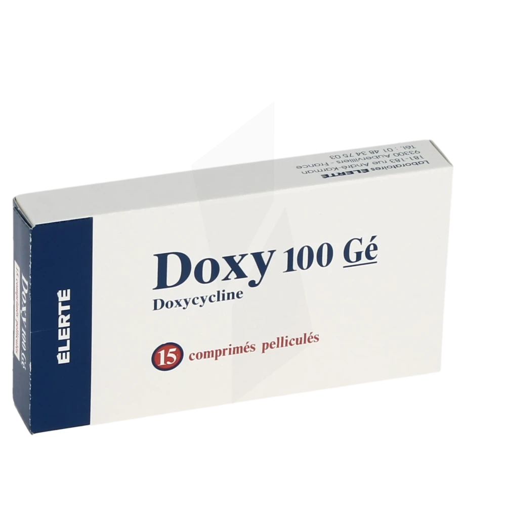Doxy 100 Mg, Comprimé Pelliculé