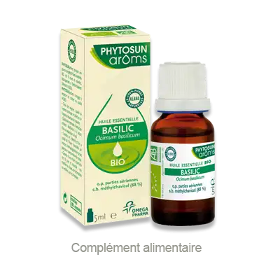 Phytosun Arôms Huiles Essentielles Basilic Bio 5 Ml