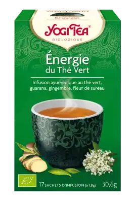 Yogi Tea Thé Energie du Thé Vert Bio 17 Sachets/1,8g