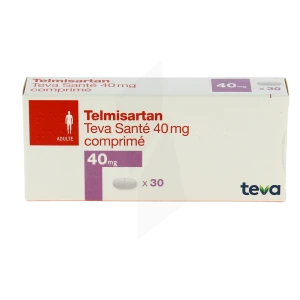 Telmisartan Teva Sante 40 Mg, Comprimé