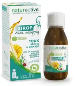 Naturactive Sirop Aux Essences Toux Sèche & Grasse 120ml à CHAMBÉRY