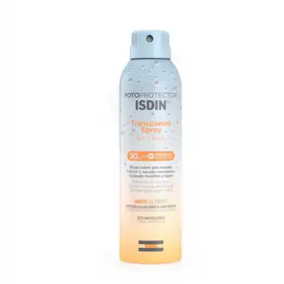 Isdin Spf30 Spray Transparent Wet Skin Fl/250ml à Saint-Maximin
