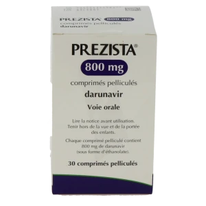 Prezista 800 Mg, Comprimé Pelliculé