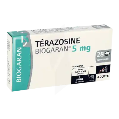 Terazosine Biogaran 5 Mg, Comprimé à Dreux