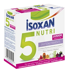 Isoxan 5 Nutri Poudre Pour Solution Buvable Fruits Rouges Junior 14 Sachets