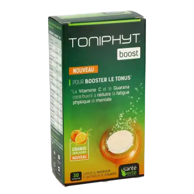 Santé Verte Toniphyt Boost Comprimés Effervescents Orange B/30 à VILLEBAROU