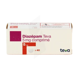 Diazepam Teva 5 Mg, Comprimé