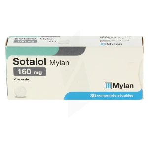 Sotalol Viatris 160 Mg, Comprimé Sécable