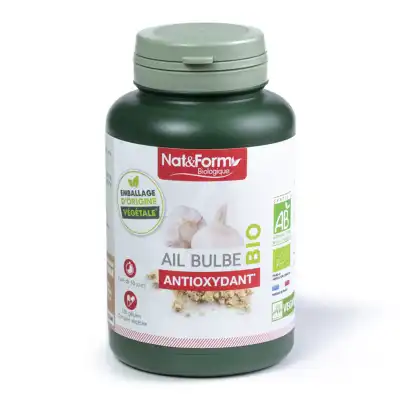 Nat&form Bio Ail Bulbe Bio 200 Gélules Végétales à Talence
