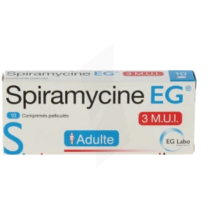 Spiramycine Eg 3 M.u.i., Comprimé Pelliculé